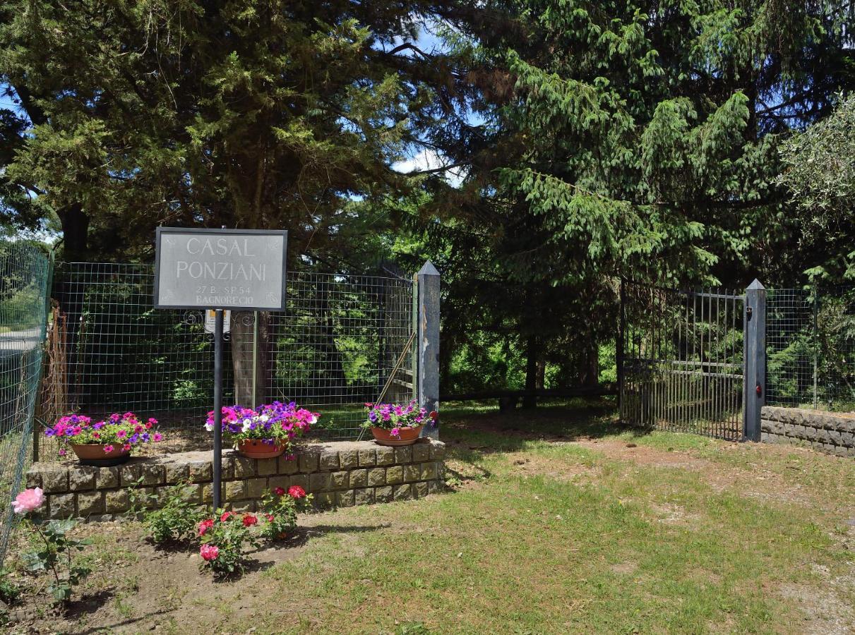 Вилла Casal Ponziani Per Civita E Dintorni Баньореджо Экстерьер фото